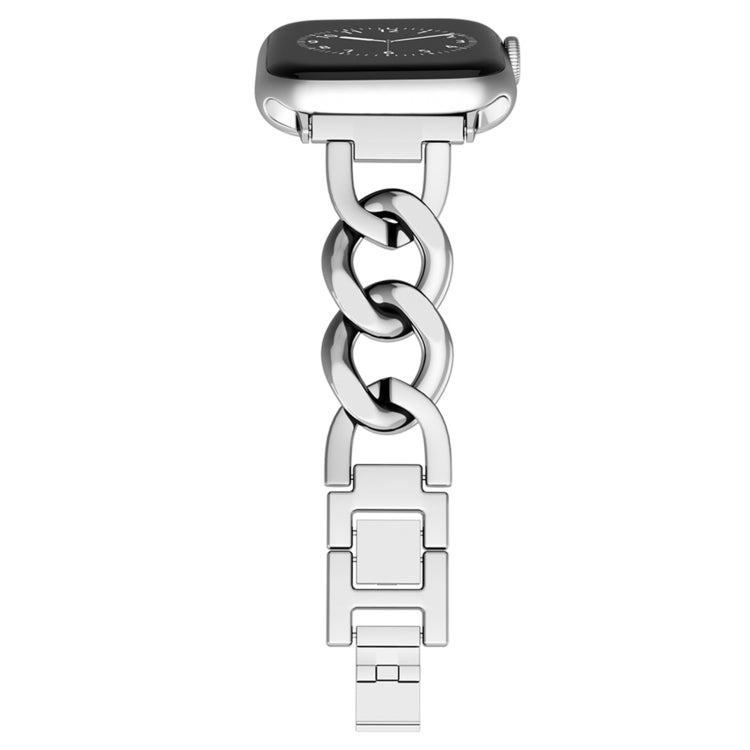 For Apple Watch Ultra 2 49mm Quick-Release Metal Chain Watch Band