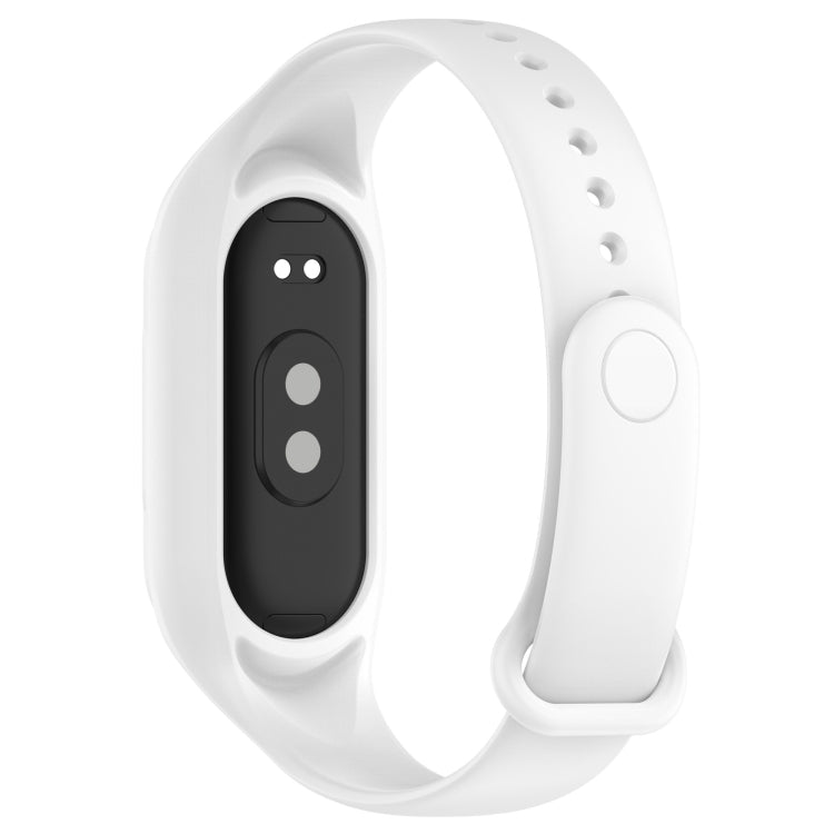 For Xiaomi Smart Band 9 / 9 NFC Solid Color Integrated Silicone Watch Band
