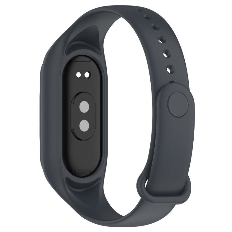 For Xiaomi Smart Band 9 / 9 NFC Solid Color Integrated Silicone Watch Band