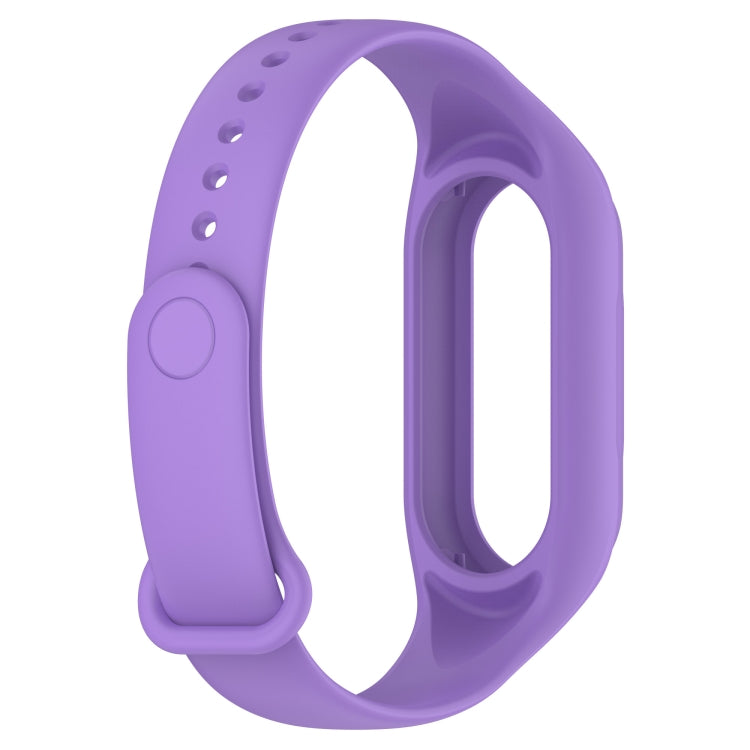 For Xiaomi Smart Band 9 / 9 NFC Solid Color Integrated Silicone Watch Band