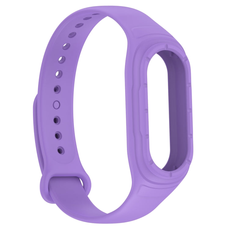 For Xiaomi Smart Band 9 / 9 NFC Solid Color Integrated Silicone Watch Band