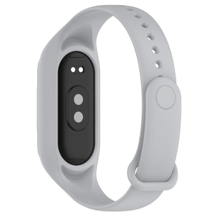 For Xiaomi Smart Band 9 / 9 NFC Solid Color Integrated Silicone Watch Band