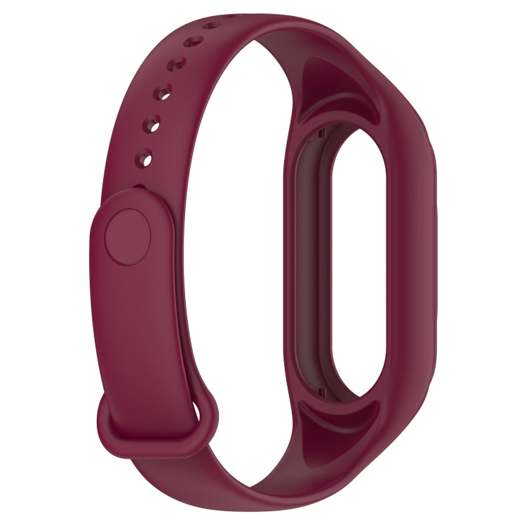 For Xiaomi Smart Band 9 / 9 NFC Solid Color Integrated Silicone Watch Band