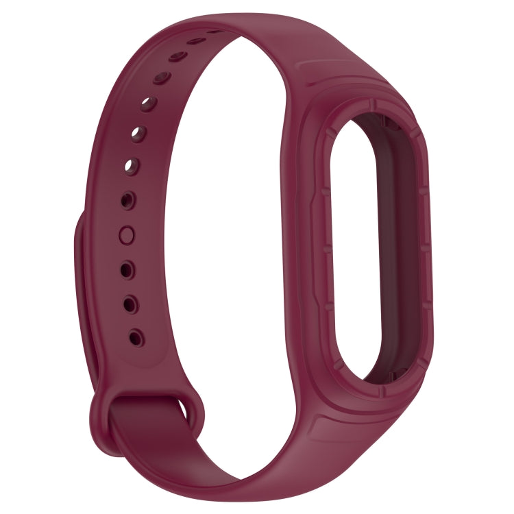 For Xiaomi Smart Band 9 / 9 NFC Solid Color Integrated Silicone Watch Band