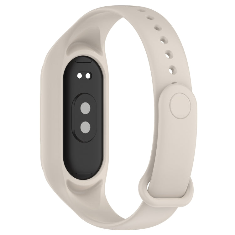 For Xiaomi Smart Band 9 / 9 NFC Solid Color Integrated Silicone Watch Band
