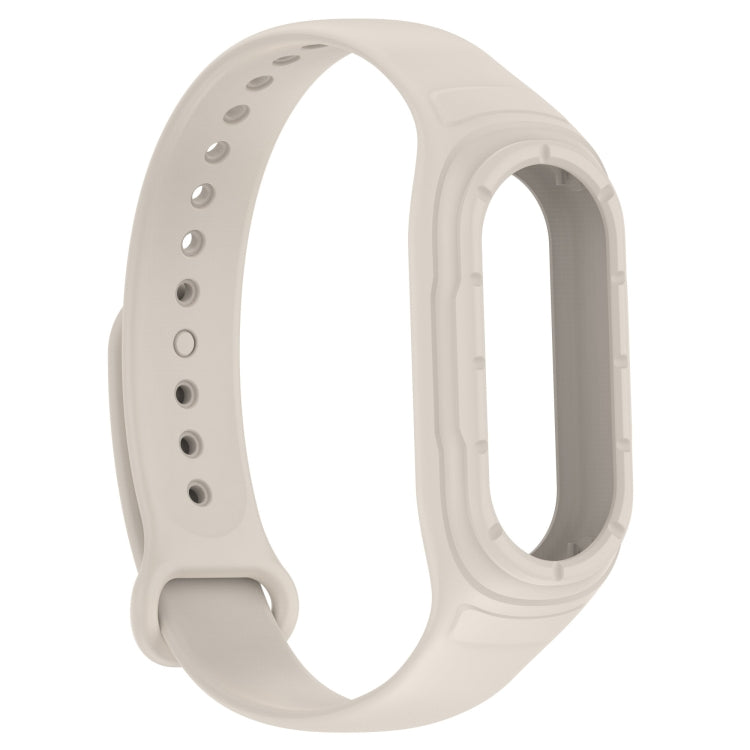 For Xiaomi Smart Band 9 / 9 NFC Solid Color Integrated Silicone Watch Band