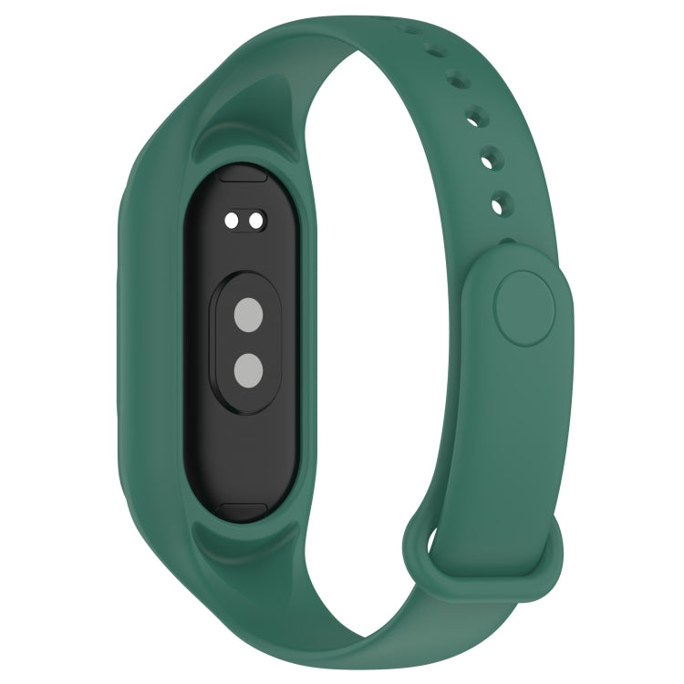 For Xiaomi Smart Band 9 / 9 NFC Solid Color Integrated Silicone Watch Band