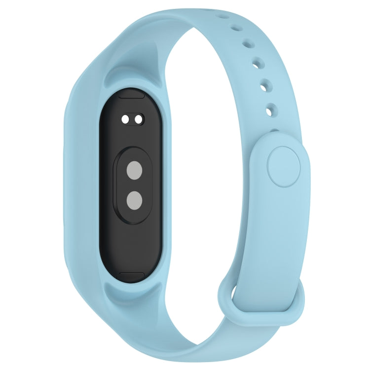 For Xiaomi Smart Band 9 / 9 NFC Solid Color Integrated Silicone Watch Band