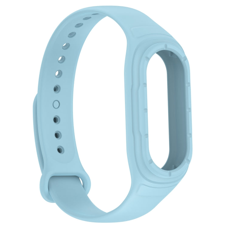 For Xiaomi Smart Band 9 / 9 NFC Solid Color Integrated Silicone Watch Band