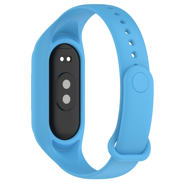 For Xiaomi Smart Band 9 / 9 NFC Solid Color Integrated Silicone Watch Band