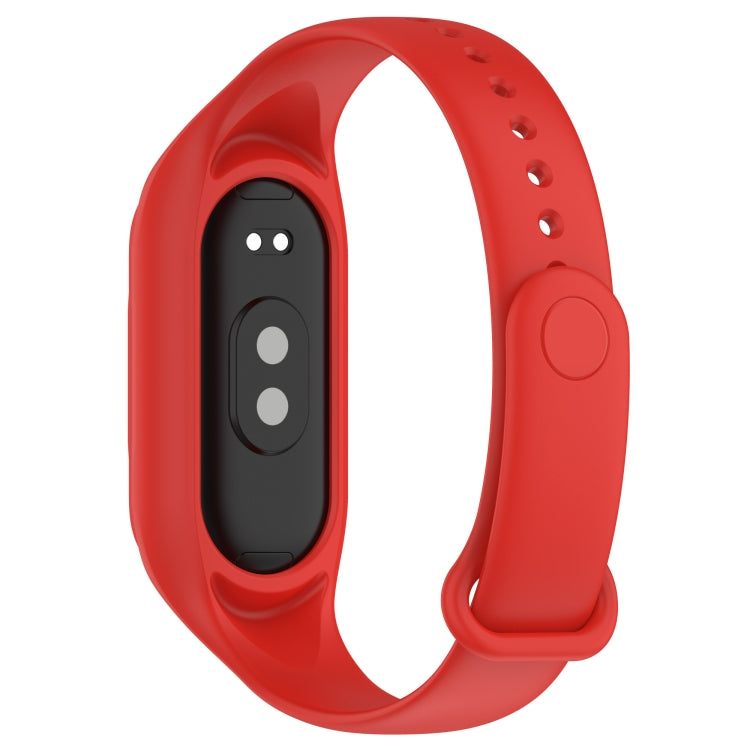 For Xiaomi Smart Band 9 / 9 NFC Solid Color Integrated Silicone Watch Band
