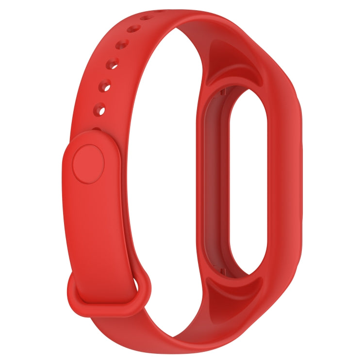 For Xiaomi Smart Band 9 / 9 NFC Solid Color Integrated Silicone Watch Band