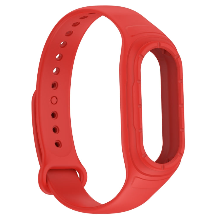 For Xiaomi Smart Band 9 / 9 NFC Solid Color Integrated Silicone Watch Band