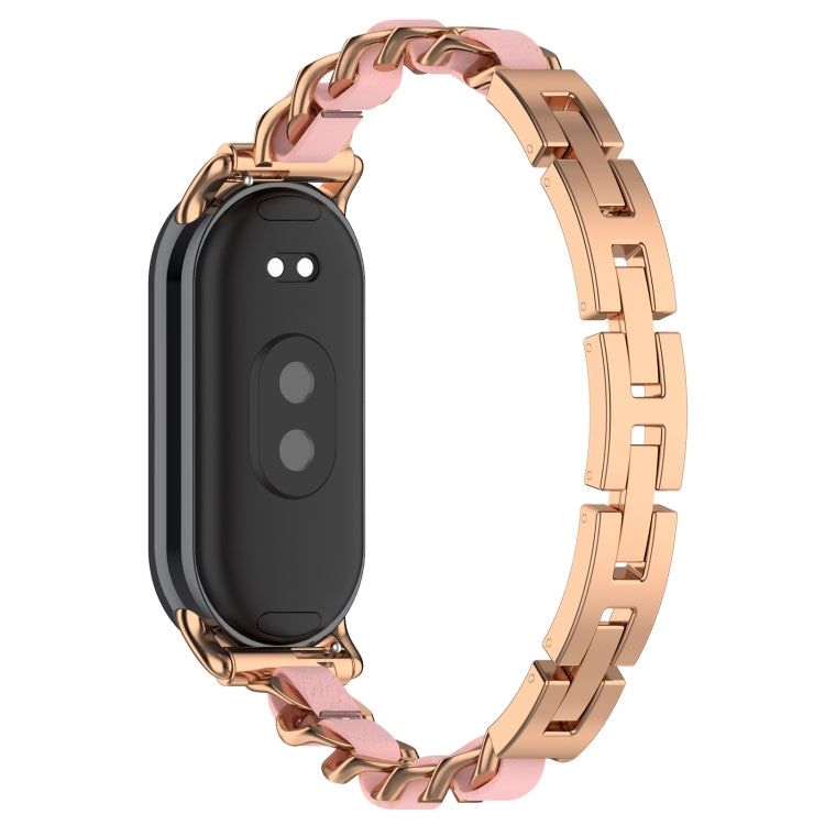 For Xiaomi Smart Band 10 / 9 / 8 Fashion Bracelet Metal Watch Band