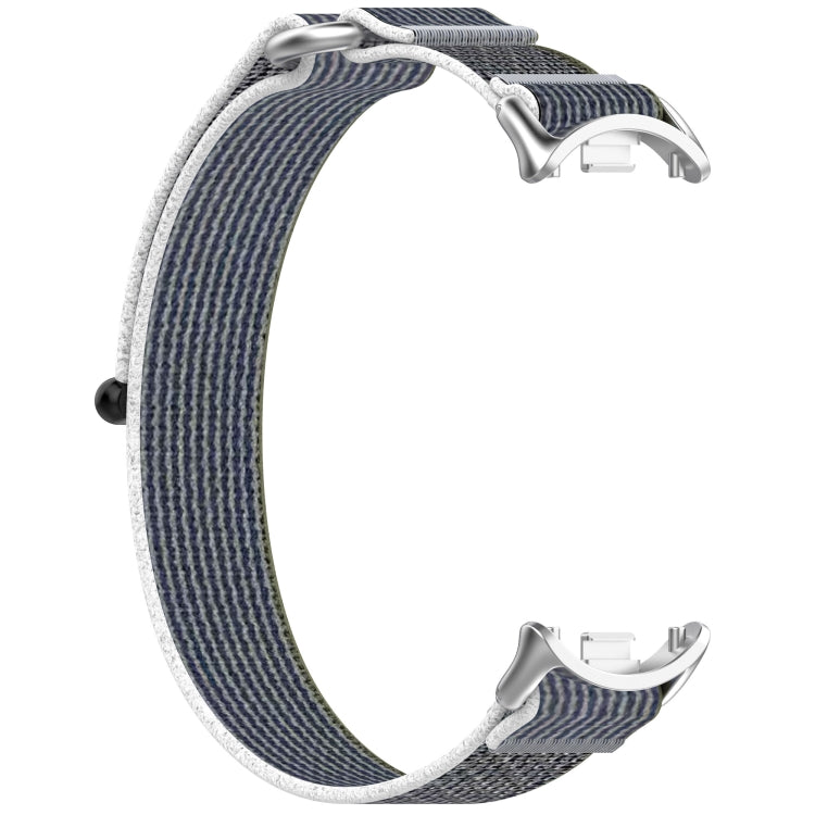 For Xiaomi Smart Band 9 Loop Nylon Hook and Loop Fastener Watch Band
