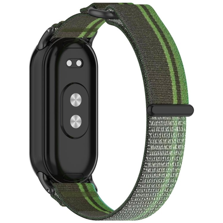 For Xiaomi Smart Band 9 Loop Nylon Hook and Loop Fastener Watch Band