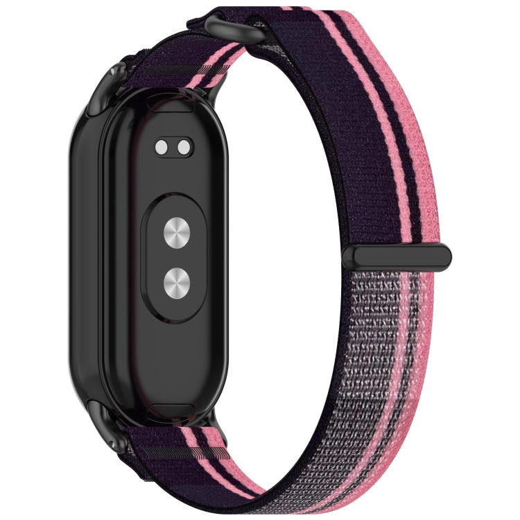 For Xiaomi Smart Band 9 NFC Loop Nylon Hook and Loop Fastener Watch Band