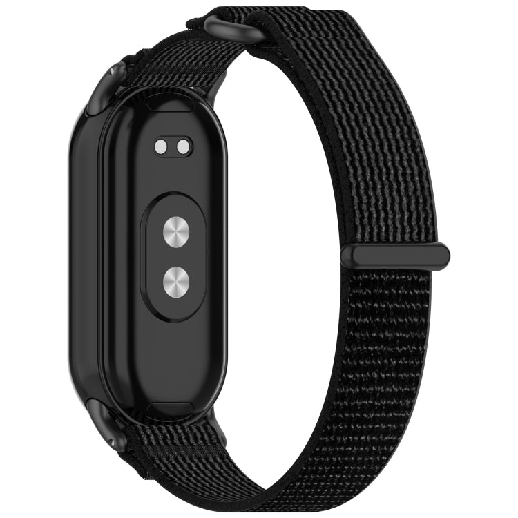 For Xiaomi Smart Band 9 NFC Loop Nylon Hook and Loop Fastener Watch Band