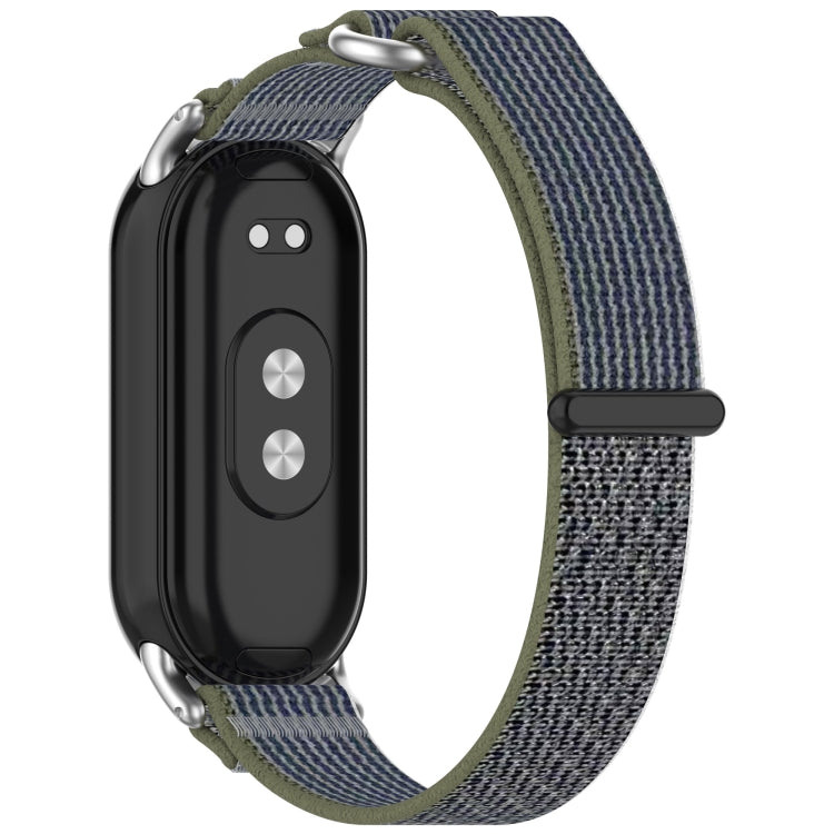 For Xiaomi Smart Band 9 NFC Loop Nylon Hook and Loop Fastener Watch Band