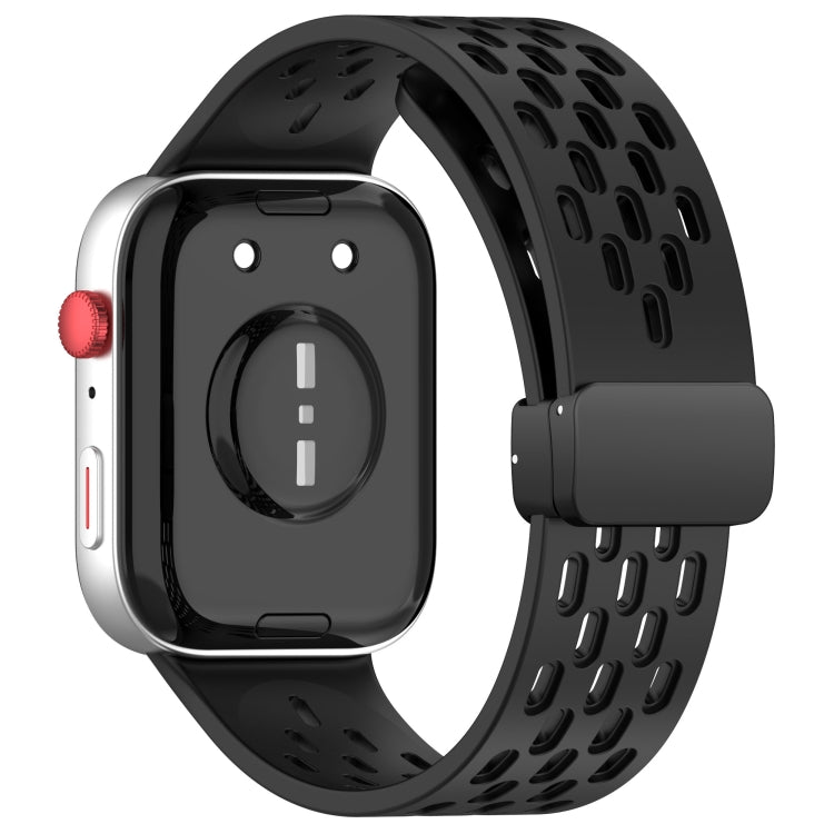 For Huawei Watch Fit4 / Fit4 Pro / Fit3 Folding Magnetic Buckle Silicone Watch Band
