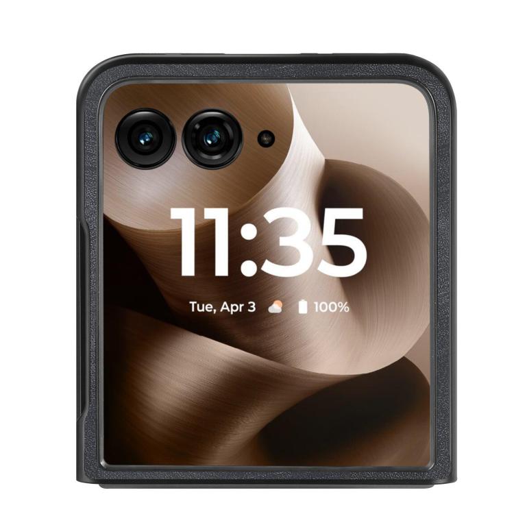 For Motorola Razr 60 Vintage Leather PC Back Cover Phone Case