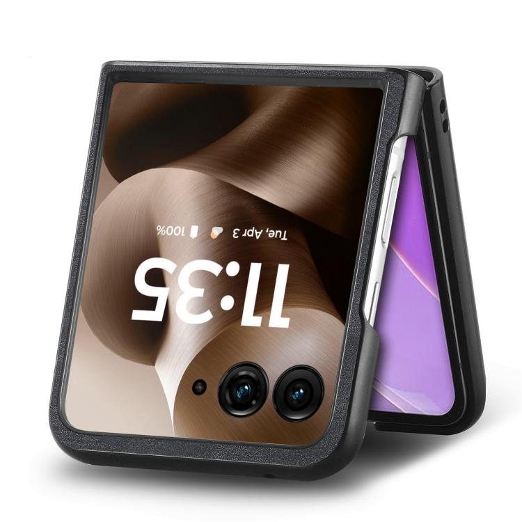 For Motorola Razr 60 Vintage Leather PC Back Cover Phone Case