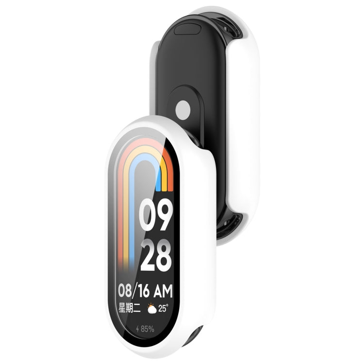 For Xiaomi Smart Band 9 NFC PC + Tempered Film Integrated Smooth Surface Watch Protective Case