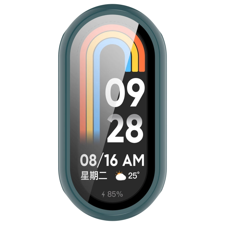 For Xiaomi Smart Band 9 NFC PC + Tempered Film Integrated Smooth Surface Watch Protective Case