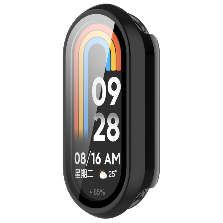 For Xiaomi Smart Band 9 PC + Tempered Film Integrated Smooth Surface Watch Protective Case
