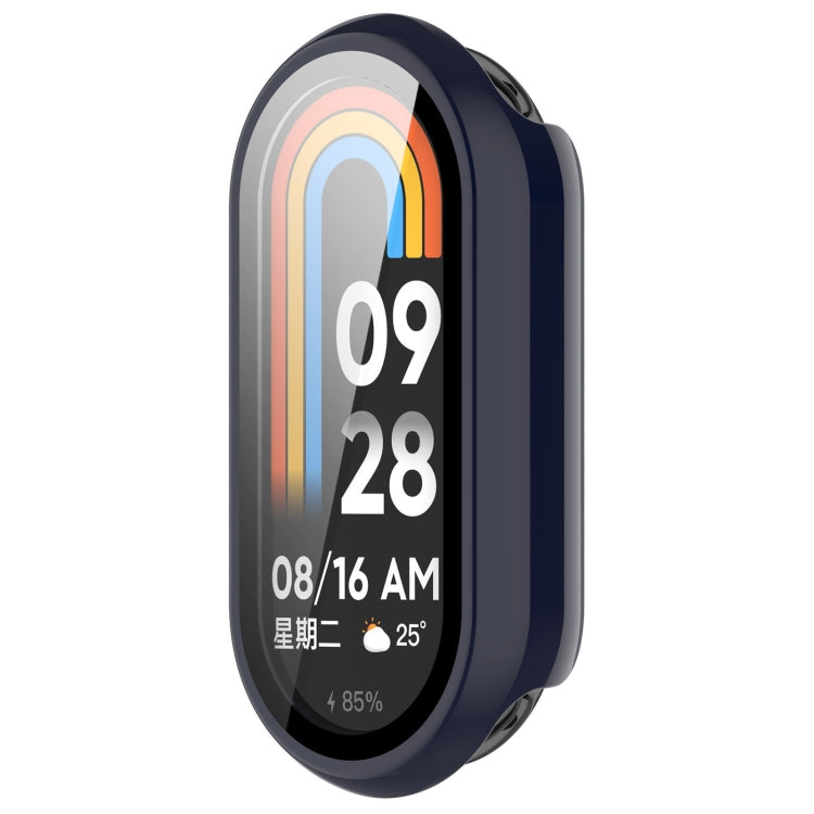 For Xiaomi Smart Band 9 PC + Tempered Film Integrated Smooth Surface Watch Protective Case