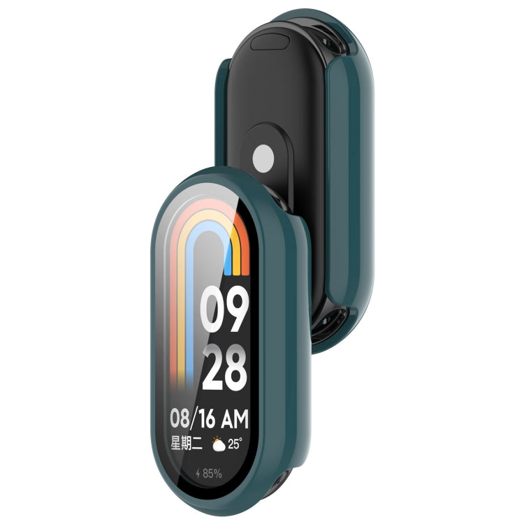 For Xiaomi Smart Band 9 PC + Tempered Film Integrated Smooth Surface Watch Protective Case