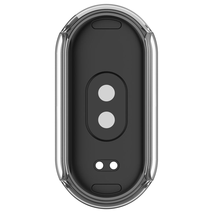 For Xiaomi Smart Band 9 PC + Tempered Film Integrated Smooth Surface Watch Protective Case