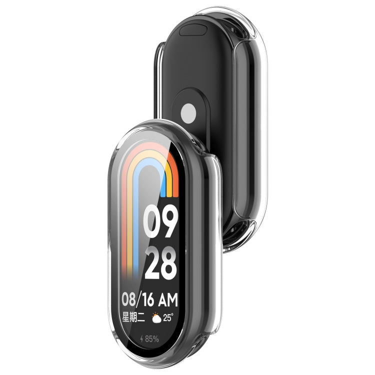 For Xiaomi Smart Band 9 PC + Tempered Film Integrated Smooth Surface Watch Protective Case