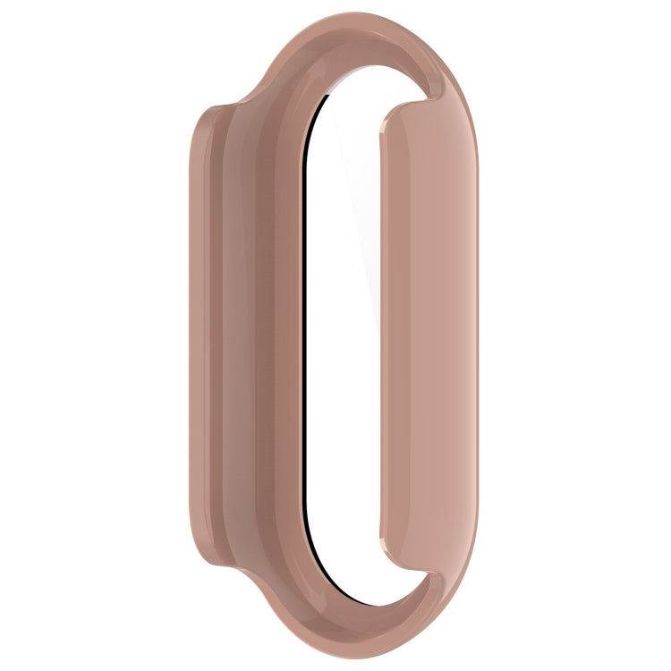 For Xiaomi Smart Band 9 PC + Tempered Film Integrated Smooth Surface Watch Protective Case