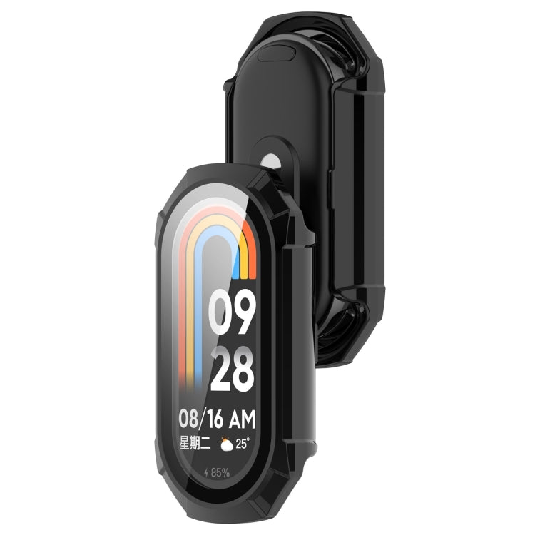 For Xiaomi Smart Band 9 PC + Tempered Film Integrated Armour Surface Watch Protective Case