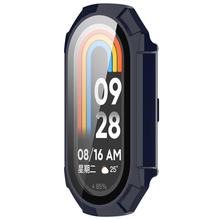 For Xiaomi Smart Band 9 PC + Tempered Film Integrated Armour Surface Watch Protective Case