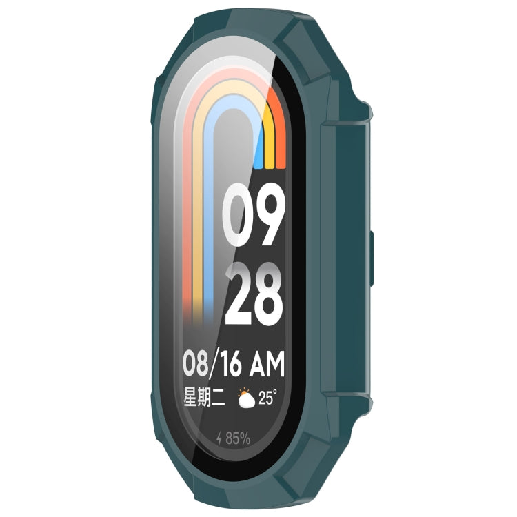 For Xiaomi Smart Band 9 PC + Tempered Film Integrated Armour Surface Watch Protective Case