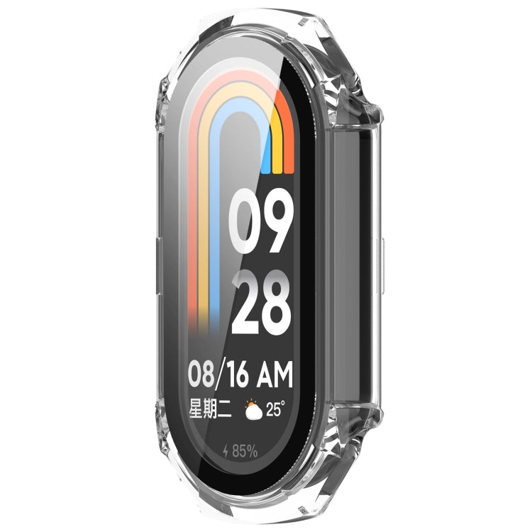 For Xiaomi Smart Band 9 PC + Tempered Film Integrated Armour Surface Watch Protective Case