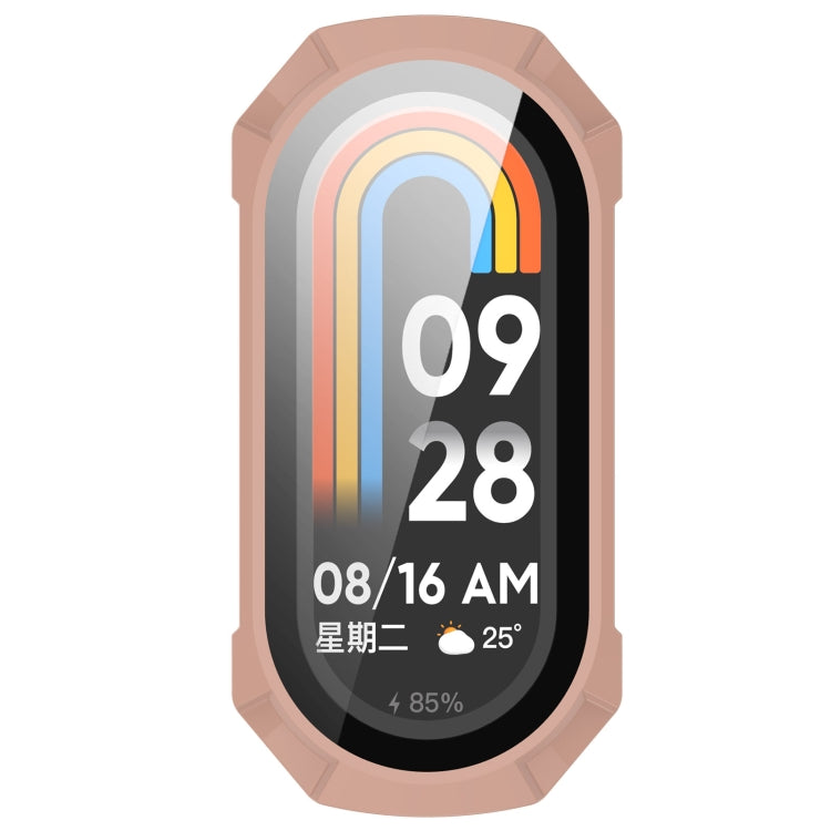 For Xiaomi Smart Band 9 PC + Tempered Film Integrated Armour Surface Watch Protective Case