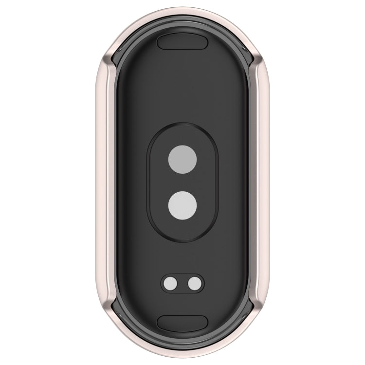 For Xiaomi Smart Band 9 NFC Diamond Half Coverage Hollow PC Watch Protective Case