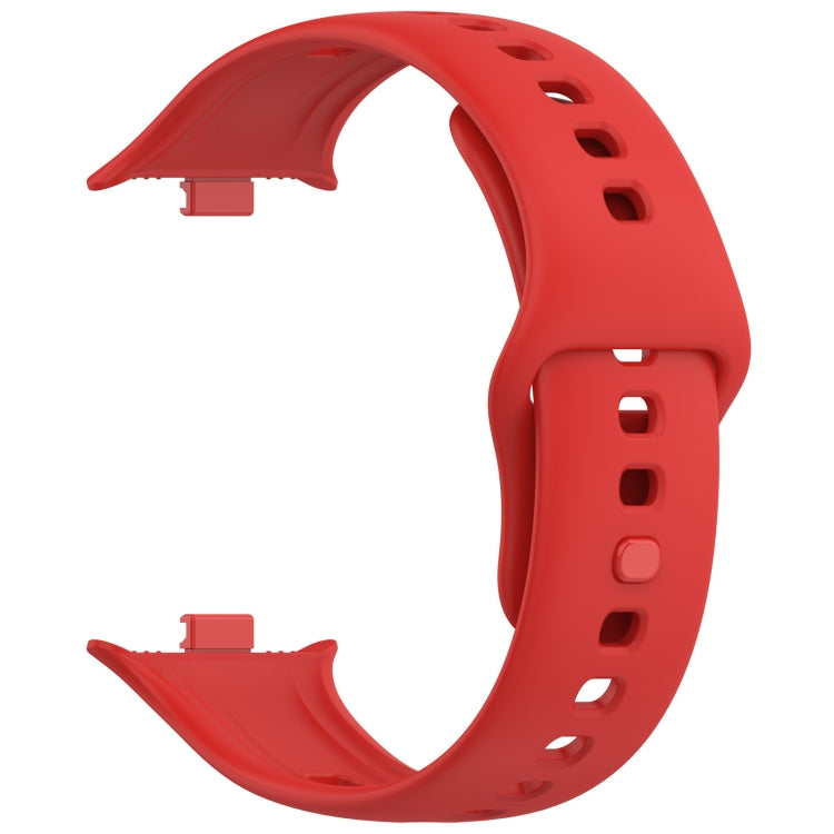 For vivo iQOO Watch GT Solid Color Silicone Watch Band