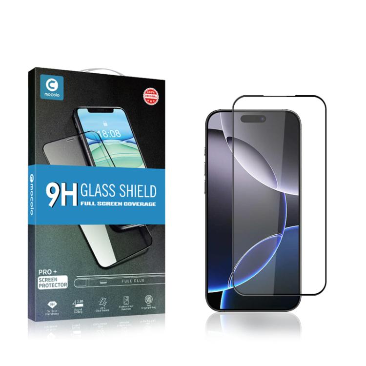 For iPhone 17 Pro mocolo 2.5D Full Glue Full Cover Tempered Glass Film