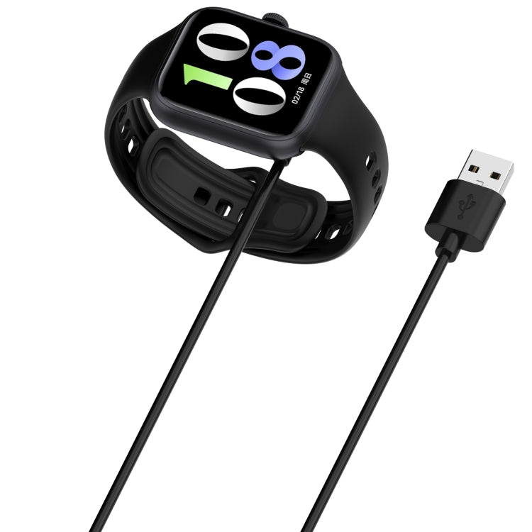 For vivo iQOO Watch GT USB Interface Smart Watch Magnetic Charging Cable, Length: 1m - Black