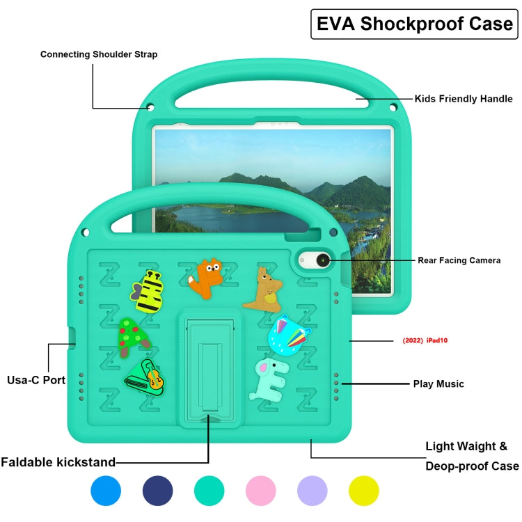For iPad 2025 / 2022 Cartoon Sparrow EVA Shockproof Tablet Case
