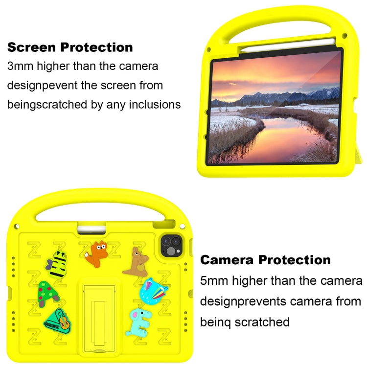 For iPad Pro 11 2025 / 2024 Cartoon Sparrow EVA Shockproof Tablet Case