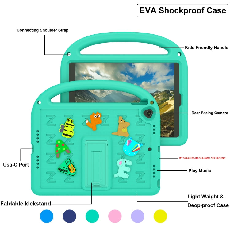For iPad 10.2 / Air 3 10.5 Cartoon Sparrow EVA Shockproof Tablet Case