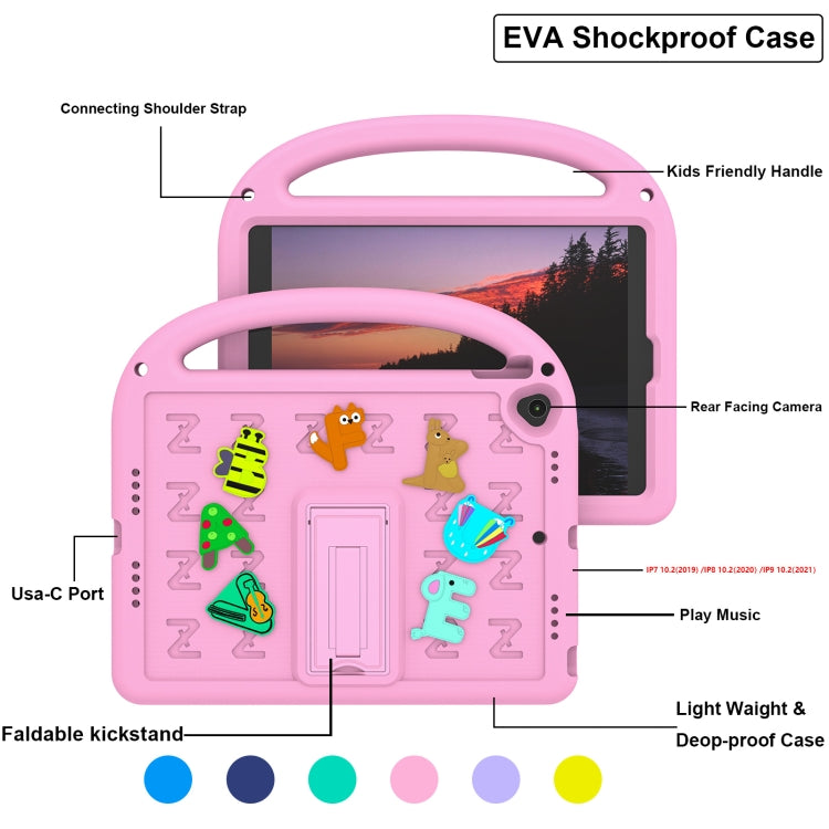 For iPad 10.2 / Air 3 10.5 Cartoon Sparrow EVA Shockproof Tablet Case