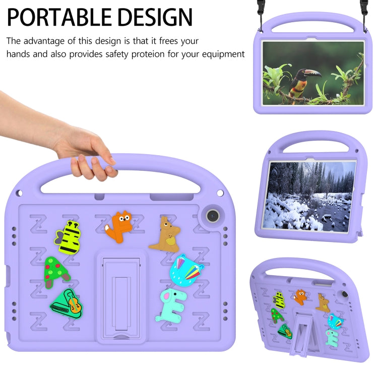 For Galaxy Tab A11+ / A9+ Cartoon Sparrow EVA Shockproof Tablet Case