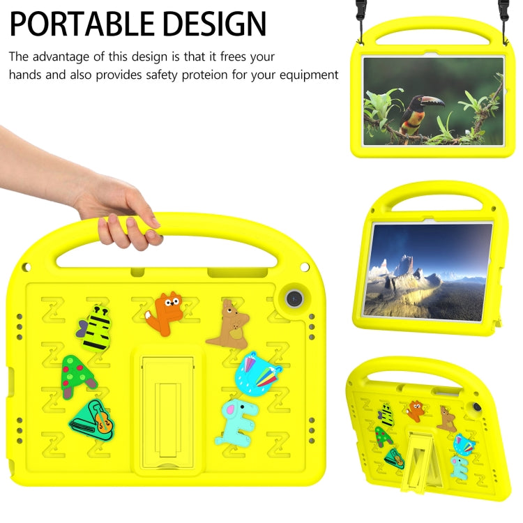 For Galaxy Tab A11+ / A9+ Cartoon Sparrow EVA Shockproof Tablet Case