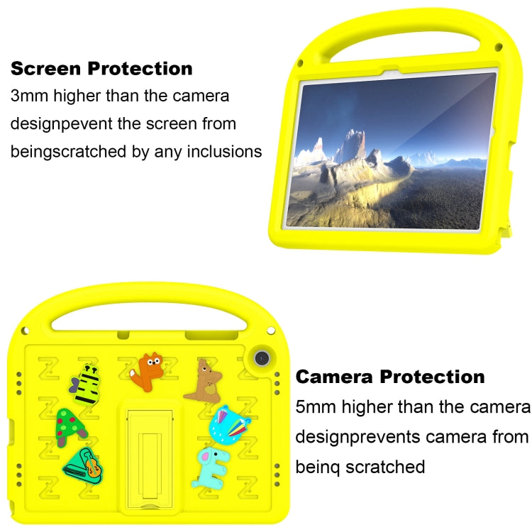 For Galaxy Tab A11+ / A9+ Cartoon Sparrow EVA Shockproof Tablet Case